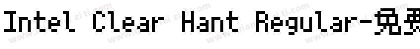 Intel Clear Hant Regular字体转换